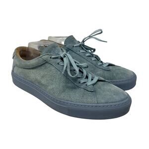 Men's Koio Capri Genuine Suede Leather Sneakers in Blue 10